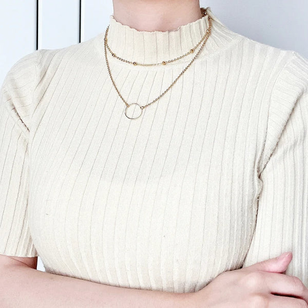 Stellar Loop Necklace