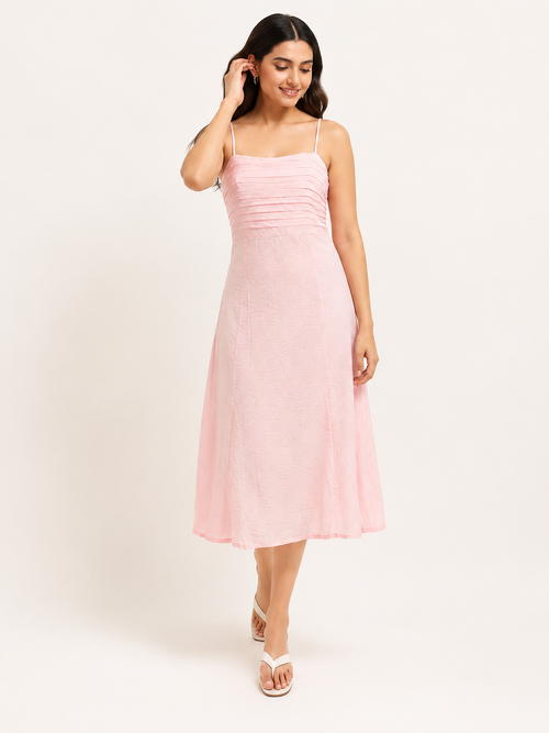 Summer Blush Midi Dress