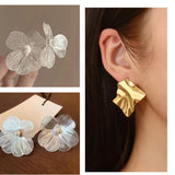 Petal & Ripple Earring Set Combo