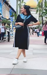 Stripe Blue Denim Dress