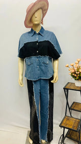 Vita Neted Denim Co-ord Set