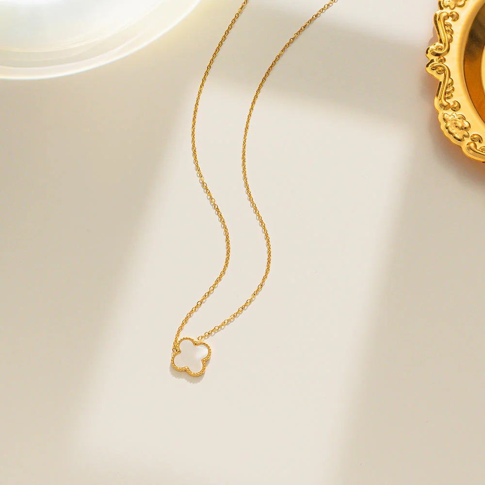 Golden Clover Necklace