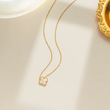 Golden Clover Necklace