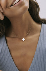 Golden Clover Necklace