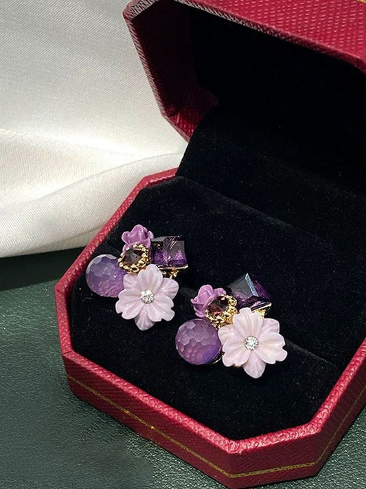 Violet Aura Earrings