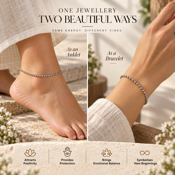 Pyrite Energy Anklet