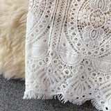 White Kimper Net Dress
