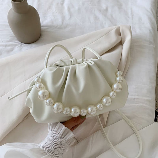 White Marbel Purse