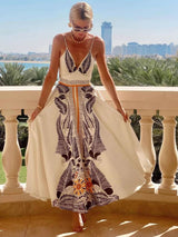 Palm Mirage Maxi Dress