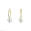 gold-toned hoop earrings