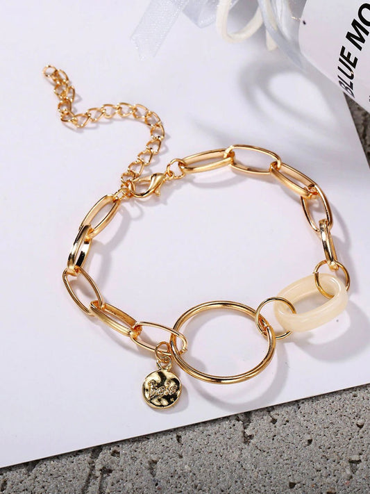Trendy Chunky Chain Bracelet