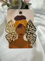 Wings Golden Earpiece