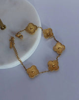 Golden Clover Bracelet