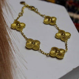 Golden Clover Bracelet