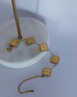 Golden Clover Bracelet
