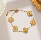 Golden Clover Bracelet