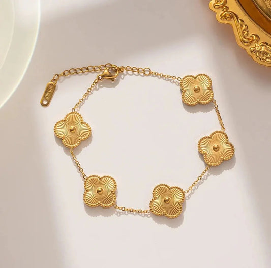 Golden Clover Bracelet