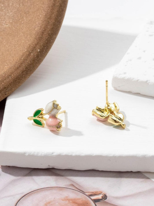 Rosebud Radiance Earrings