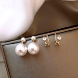 Crystal Pearl Drop Earring