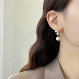 Crystal Pearl Drop Earring