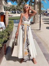 Palm Mirage Maxi Dress