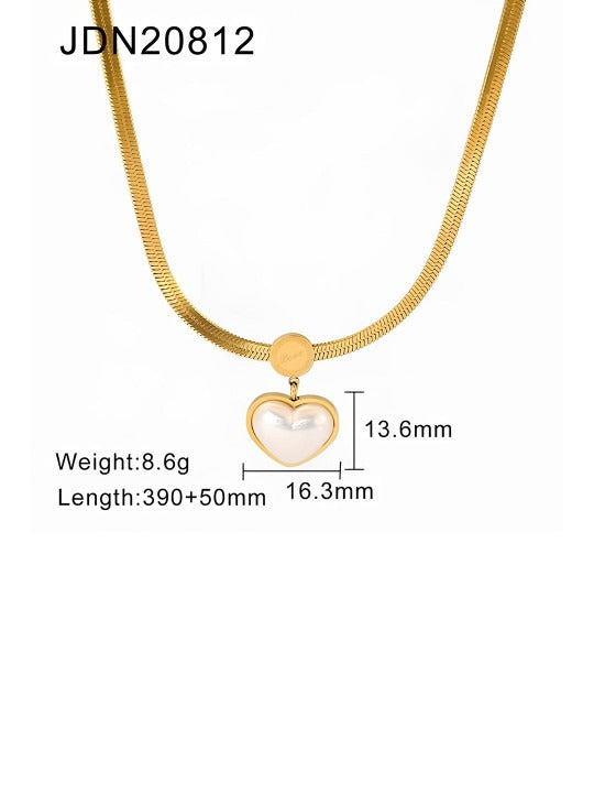 Pearl Heart Necklace