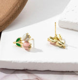 Rosebud Radiance Earrings