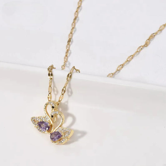 Regal Swan Necklace