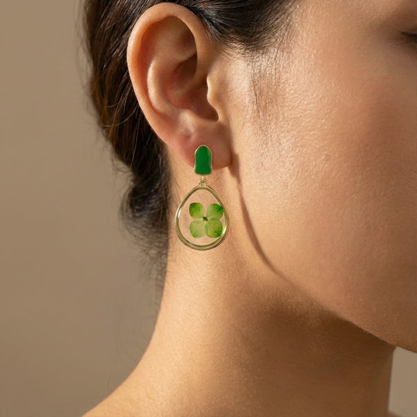 Petal Leaf Luxe Earrings