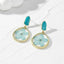 Teal Whisper Earrings