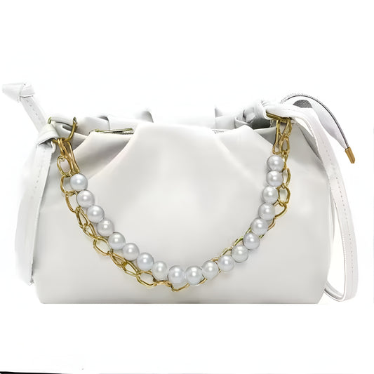 Elegant White Shoulder Bag