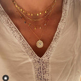 Golden Layered Neckpiece