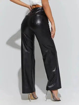 Metallic Wide Pants For Her