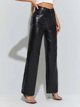 Metallic Wide Pants For Her