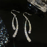 Silver Long Earrings