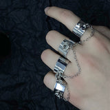 Silver Rings Set