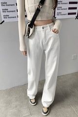 White Trendy Pants For Her